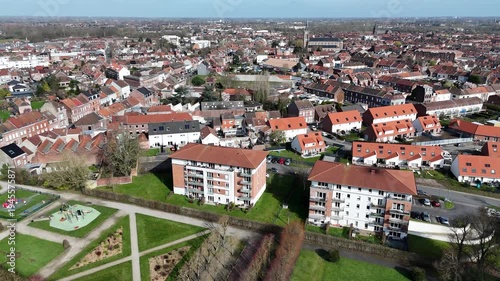 Une commune de la région nord de la France