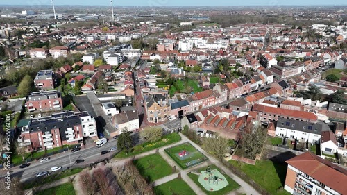 Une commune de la région nord de la France