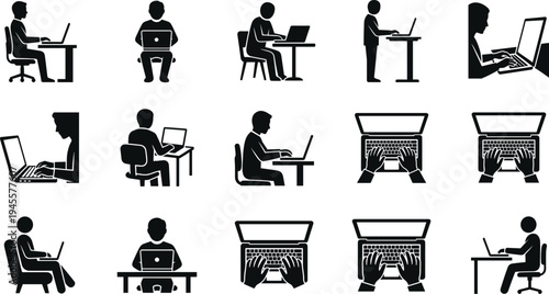 Professional Smart Home Security Icon Set Featuring CCTV Surveillance Cameras Alarm Systems Electronic Door Locks and Motion Sensor Symbols