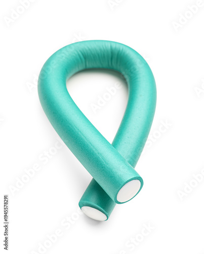 Hair curler isolated on whi...