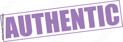 Purple Authentic Stamp Rubber Grunge Texture Vector