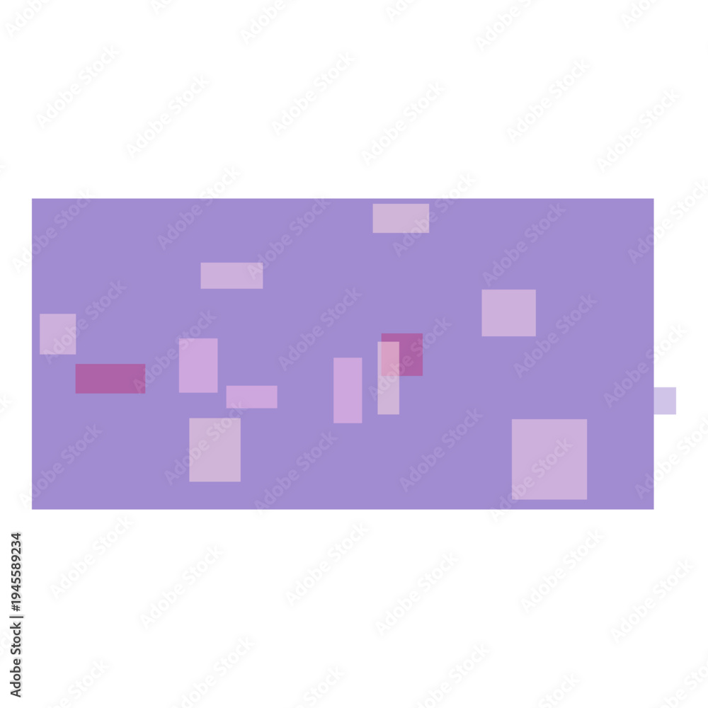 Fototapeta premium Purple abstract background with scattered pink and white squares