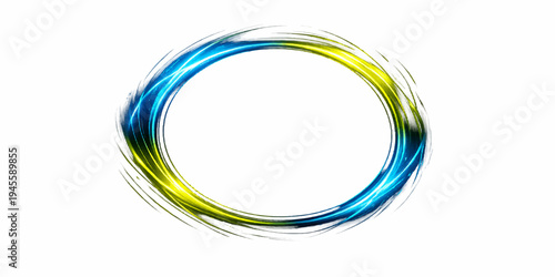 Glossy spheres and colorful splashes form a creative number zero illustration featuring a rainbow swirl design on a vibrant round frame backdrop for an artistic concept template