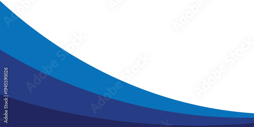 abstract creative blue curve vector background design.