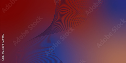 DarkRed and navy luminous wave ribbons streaming through a deep shadowy backdrop with scattered micro sparkles, futuristic tech atmosphere, vector illustration