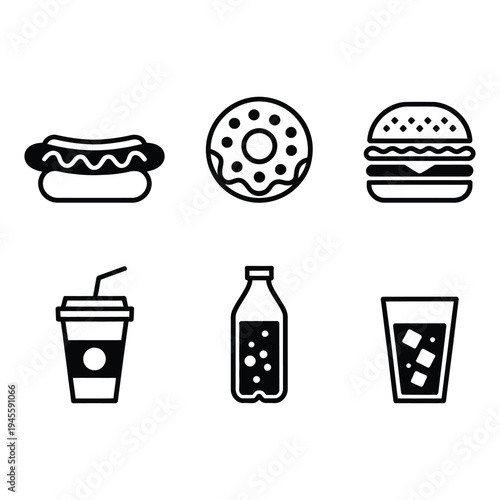 Human large and small intestines outline icon representing digestive system anatomy and health