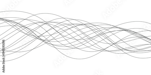 abstract creative wave lines design. flowing lines for background, banner.
