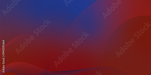 DarkRed and navy luminous wave ribbons streaming through a deep shadowy backdrop with scattered micro sparkles, futuristic tech atmosphere, vector illustration