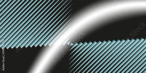 A captivating abstract background showcasing dynamic, glowing teal light  that evoke a sense of digital lines wave modern elegant gradient