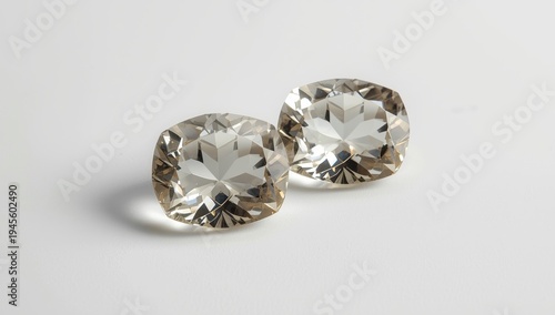 Faceted topaz gems, Sri Lanka
