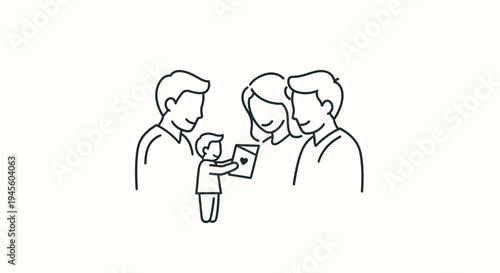 Three People Discussing Digital Device Content.