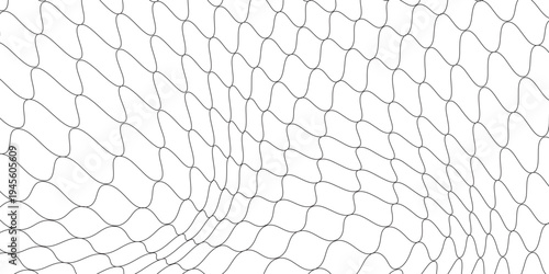 Curved abstract modern net pattern. Seamless design for sportswear or equipment like soccer goals, volleyball abstract simple simple