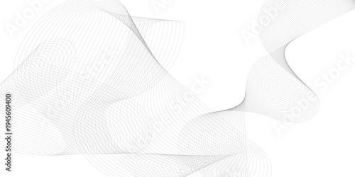 Abstract wave element for design. Digital frequency track equalizer. Stylized line art background. top view