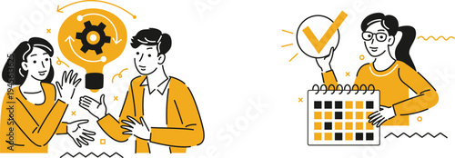 Collaboration and project planning between team members