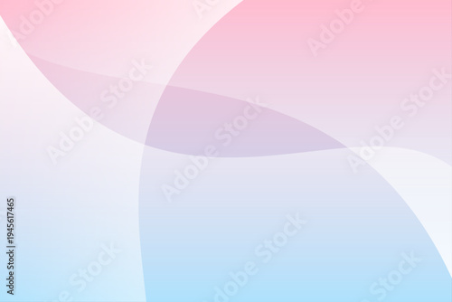 ピンク 水色 パステルカラー 抽象 曲線 グラデーション 背景 デザイン 素材