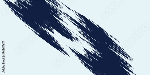 Vector Grunge Paint Brush . Curved Brush Stroke . Vector Logo Design Template .eps10