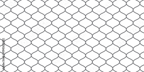 Mesh texture for fishing nets. Seamless pattern for sportswear or soccer goal, volleyball net, basketball hoop, hockey, athletics. Abstract net background for sports