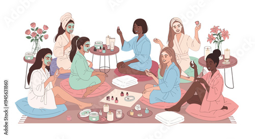 Diverse Girls Spa Night: Skincare Rituals & Friendship