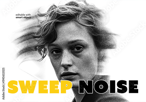 Sweep Noise Photo Effect