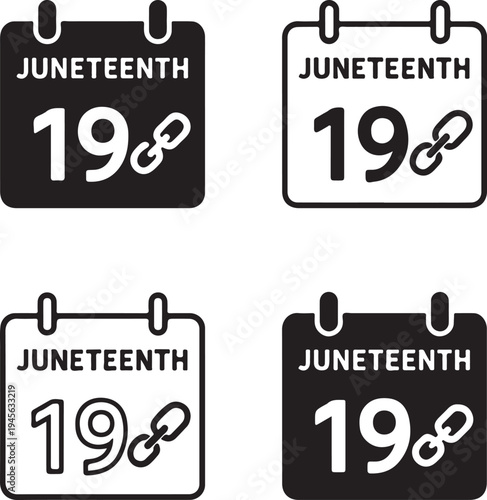 Isolated June Nineteenth Freedom Icon Design, June Nineteenth Freedom icon, June Nineteenth Freedom vector, emancipation celebration awareness concept, african heritage pride