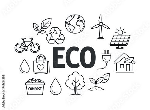 Environmental sustainability and responsible green lifestyle concept highlighting conscious choices that protect nature and promote eco friendly living in modern communities. ECO central
