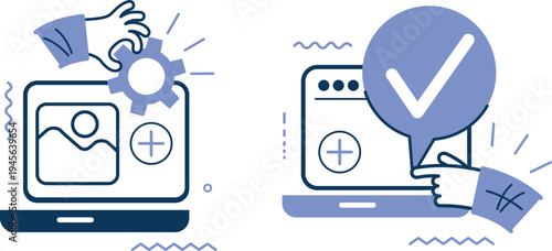 Comparison of software failure and successful debugging processes on devices