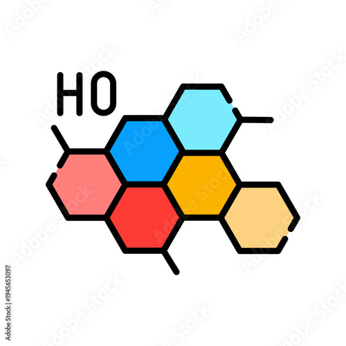 Hormones Icon Professional UI Symbol for Endocrine System