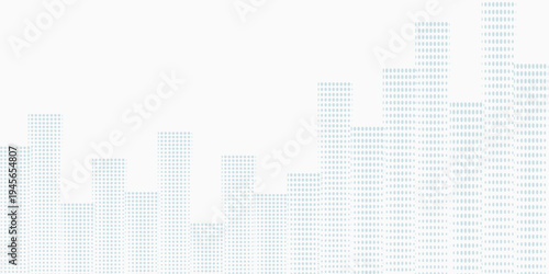 City buildings abstract background. Smart city, urban concept, real estate, organization office, future cityscape, skyline panorama, skyscraper architecture, building construction tech concept.