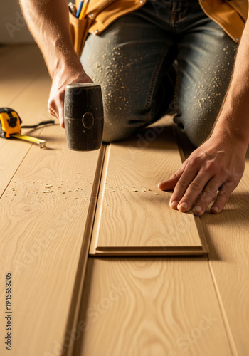 laying wooden floors