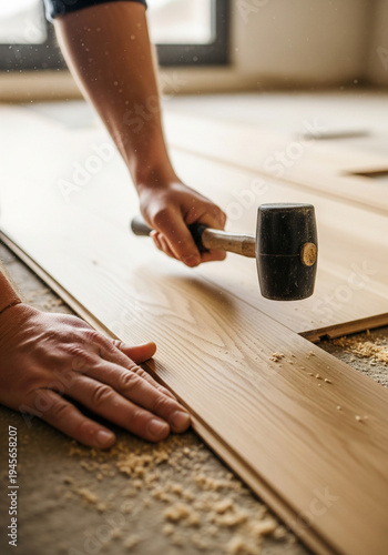 laying wooden floors