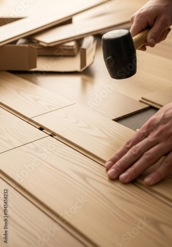 laying wooden floors