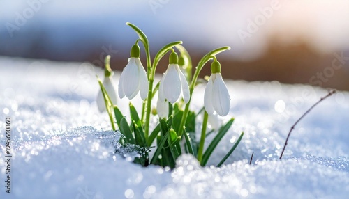 spring crocus flowers