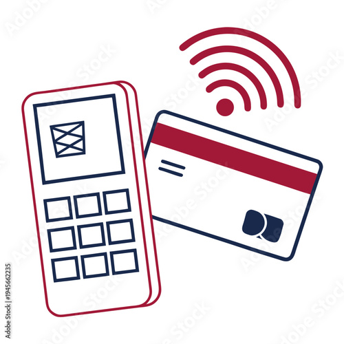 Contactless payment with credit card and wireless technology mobile payment