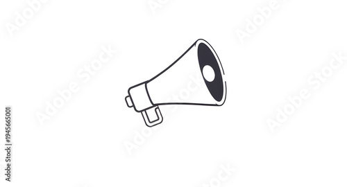 megaphone, loudspeaker, speaker, announcement, announce, broadcast, voice, sound, amplify, volume, alert, message, communication, marketing, promotion, advertising, campaign, protest, rally, attention