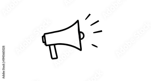 megaphone, loudspeaker, speaker, announcement, announce, broadcast, voice, sound, amplify, volume, alert, message, communication, marketing, promotion, advertising, campaign, protest, rally, attention