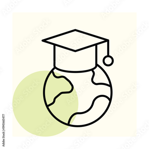 International Education vector, pixel perfect, illustrator file
