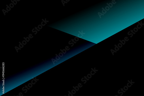 黒 水色 グラデーション 抽象 曲線 背景 クール デザイン 素材