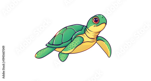 turtle, tortoise, reptile, animal, cartoon, cute, character, mascot, wildlife, nature, shell, carapace, flipper, swim, ocean, sea, marine, aquatic, pond, lake, slow, crawl, green, baby, kid, friendly,