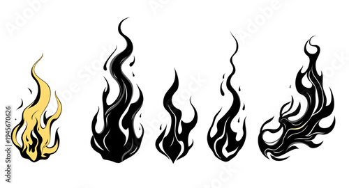 fire, flame, flames, blaze, burning, burn, hot, heat, ignite, ignition, spark, inferno, bonfire, campfire, torch, wildfire, furnace, energy, power, glow, silhouette, black, shadow, shape, symbol, icon