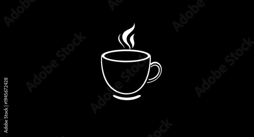 coffee, cup, mug, drink, beverage, caffeine, espresso, latte, cappuccino, mocha, americano, cafe, barista, hot, steam, aroma, morning, breakfast, cafehouse, coffeehouse, silhouette, black, icon, symbo