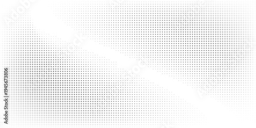 Halftone gradient. Dotted gradient, smooth dots spraying and halftones dot background seamless horizontal geometric pattern vector template set modern circle background modern