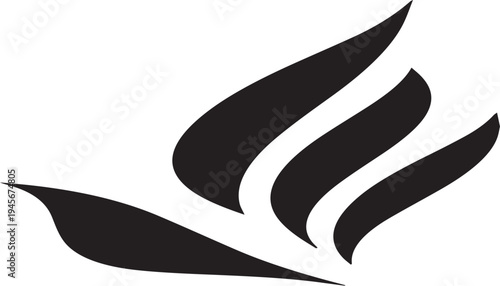 Modern Fire Flame Symbol Vector Style