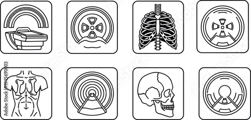 Swimming pool and water safety icon collection, black silhouette of people swimming and pool ladders, aquatic sports and summer recreation elements, vector.