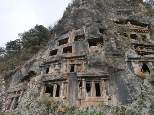 amintas lycian rock tombes fethiye turkey