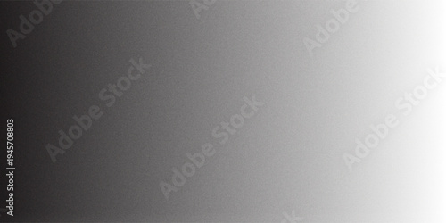 Grey gradient grain texture background gray black white monochrome smooth grainy backdrop design copy space