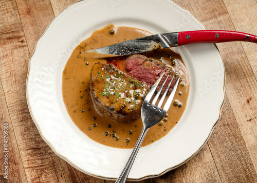 Steak Au Poivre, Peppercorn Sauce