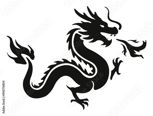 Wallpaper Mural dragon icon Torontodigital.ca