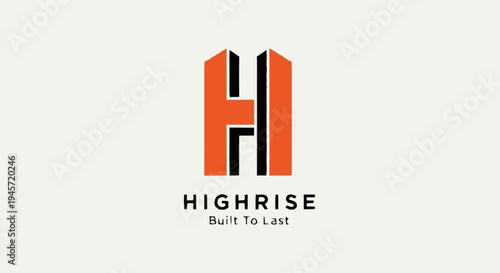 Highrise Building Logo Design Concept.