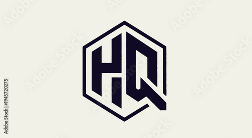 HQ Monogram Logo Design Element.