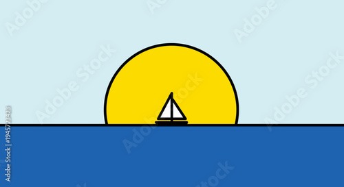 Sailboat on the Horizon.